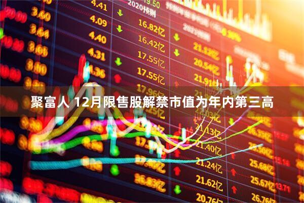 聚富人 12月限售股解禁市值为年内第三高